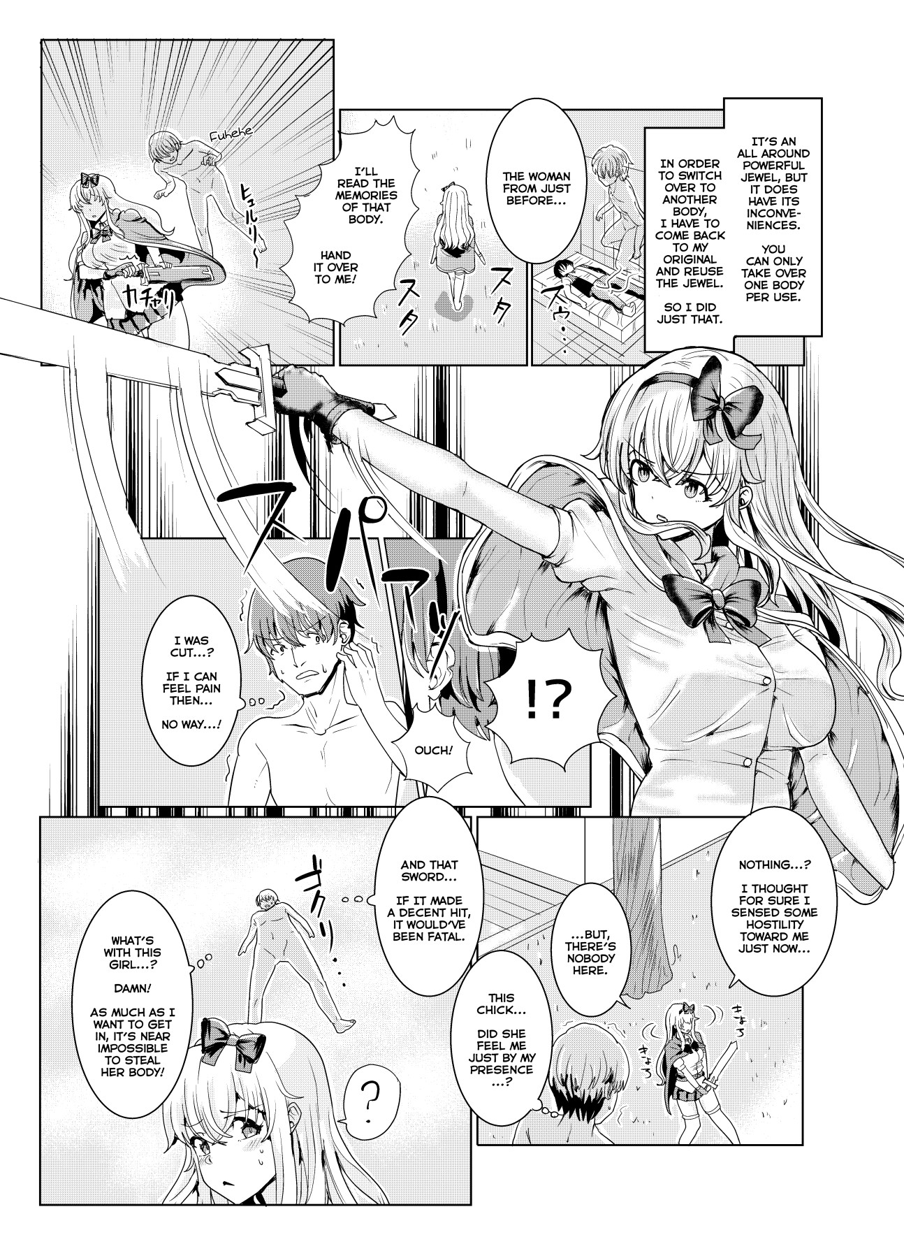 Hentai Manga Comic-Possession TSF in the World of Swords and Magic-Read-6